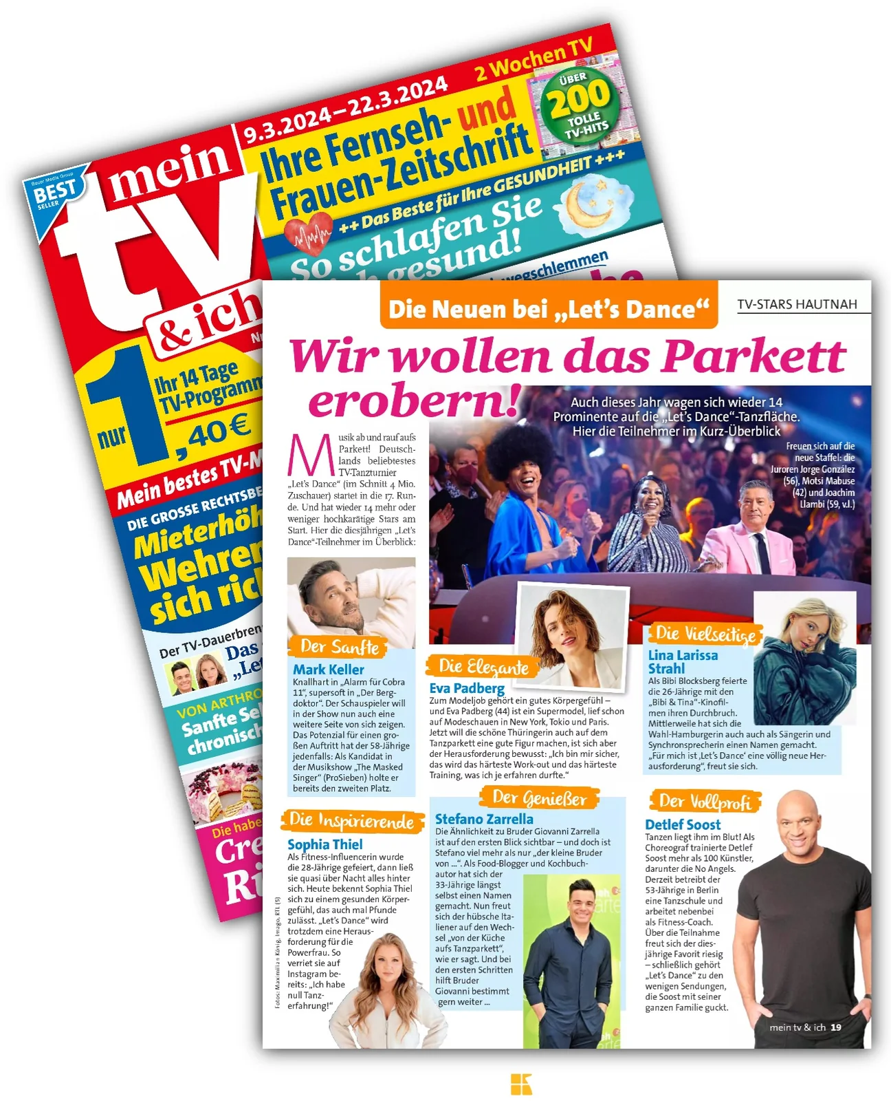 Abdruck über die Stars bei Let’s Dance