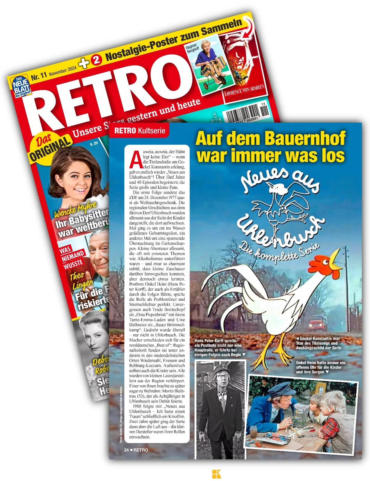 Abdruck über das Leben auf dem Bauernhof